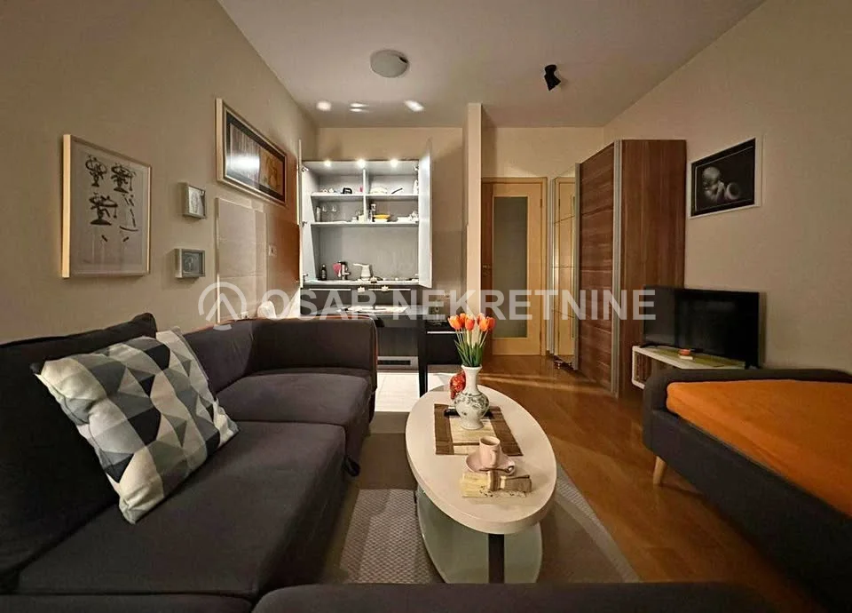 Podgorica, Blok 6'da Kiralık 29 m² Tasarım Stüdyo Daire