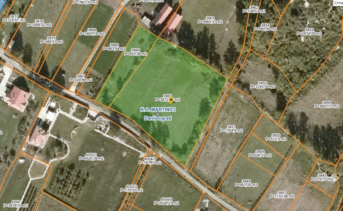 Danilovgrad _ Spuz _ Arsa _ 4825 m²