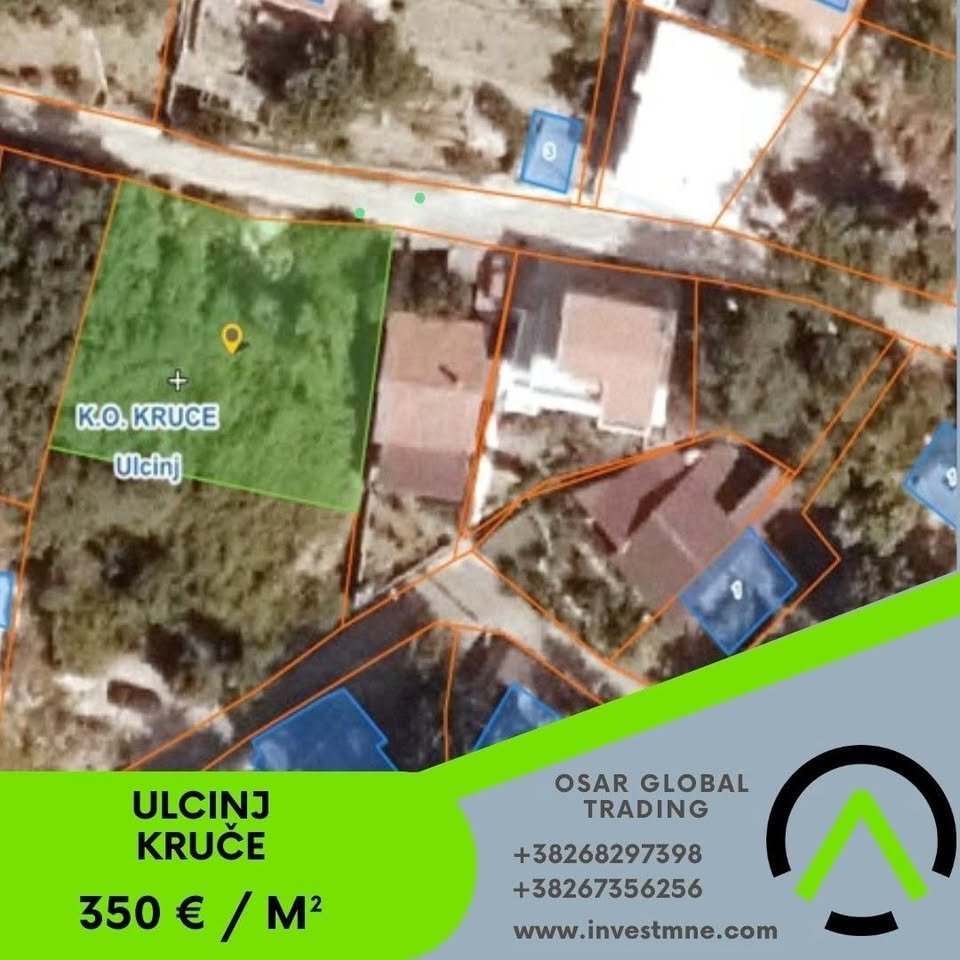 Ulcinj _ KRUCE _ Arsa _ 585 m²