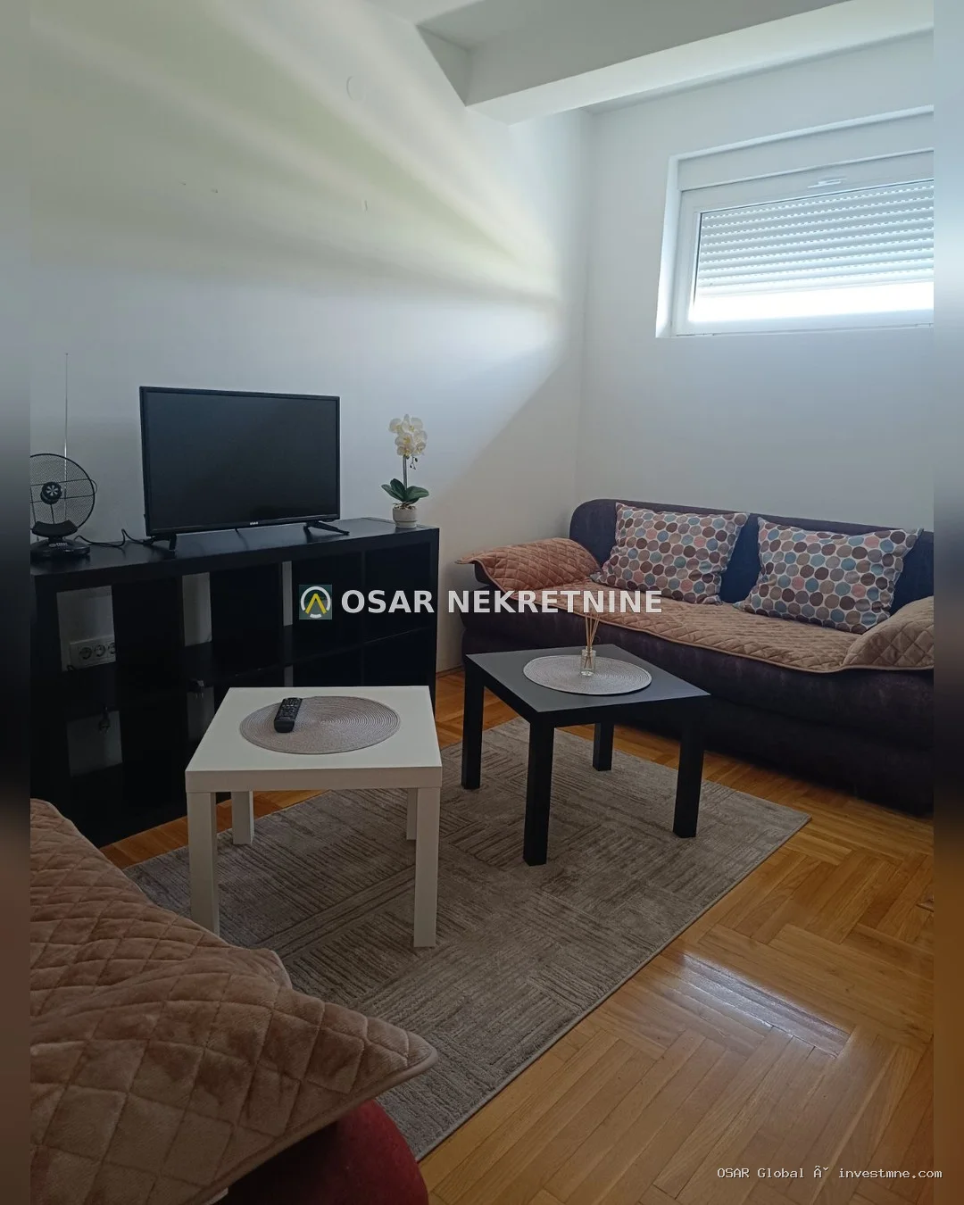 Podgorica Tuşki Put'ta Kiralık 30 m² Eşyalı Stüdyo Daire