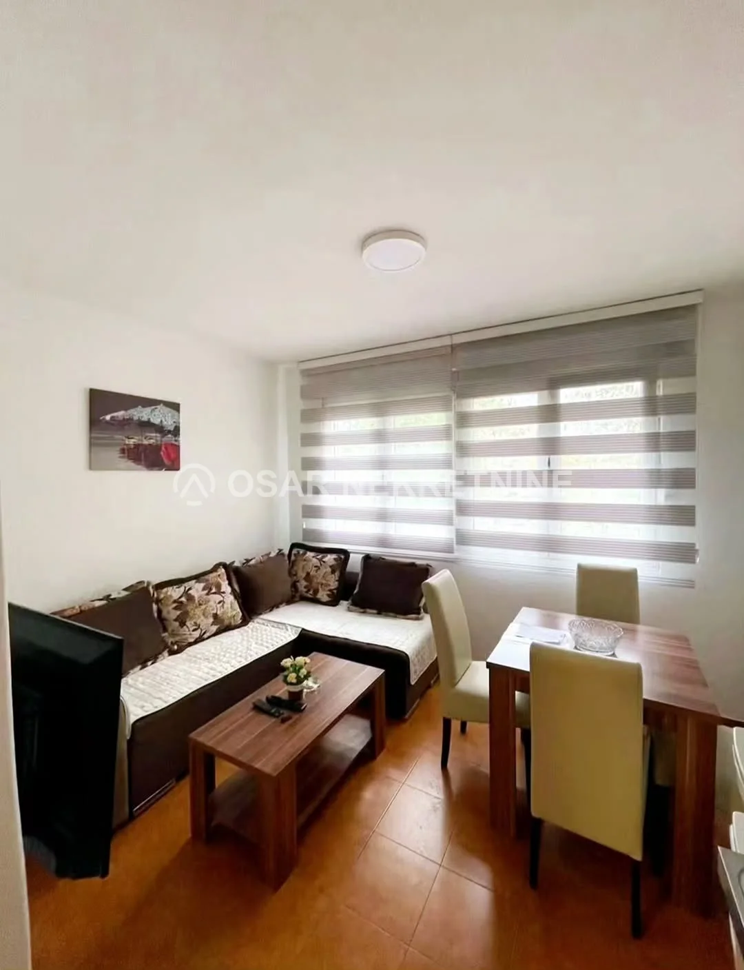 Preko Morača'da Kiralık 1+1 Daire, 41 m²