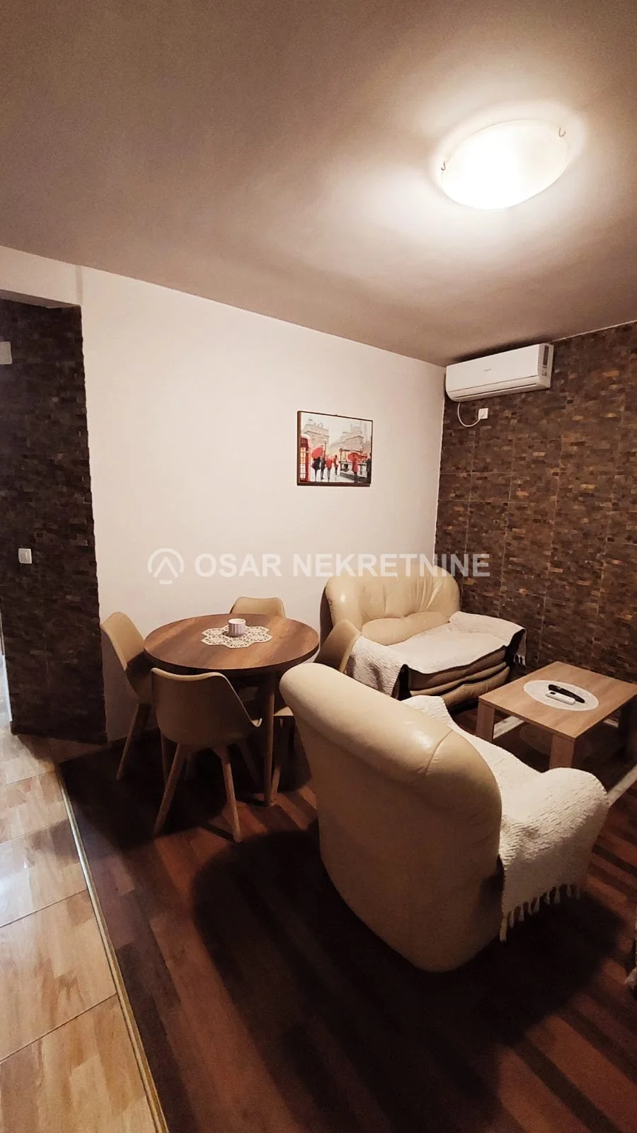 Podgorica, Zagoric'te Kiralık 1+1 Mobilyalı Daire